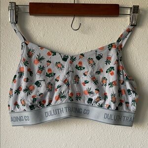 Duluth Trading Co Women’s Patterned Bra Succulent and Plant Clothing Tencel Bra